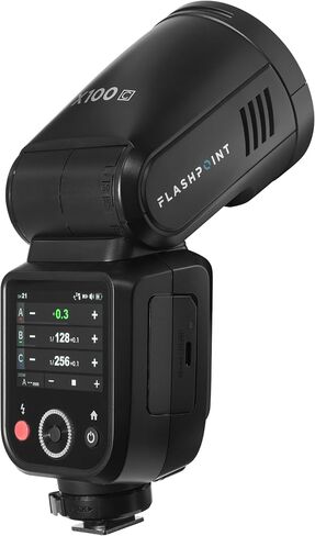 Flashpoint X100 TTL R2 On Camera Li-on Round Head Flash for Canon with Accessory Kit in Kuwait