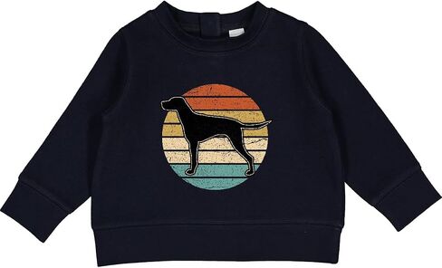 inktastic Vizsla Dog Retro Sunset Baby Sweatshirt in Kuwait