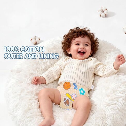 Upairy Training Pants for Boys Girls,Potty Training Underwear,Soft Absorbent & Leak-Proof,100% Cotton in Kuwait