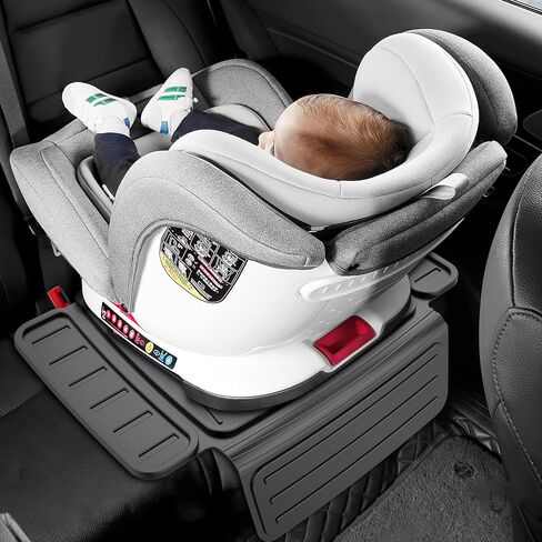 insefocc TPE Car Seat Protector for Child Car Seat, Waterproof Anti‑Slip No Imprints Car Seat Cover, Universal Booster Seat Protector for Baby & Pet, BPA‑Free Under Seat Car Mat（Black 2pc） in Kuwait