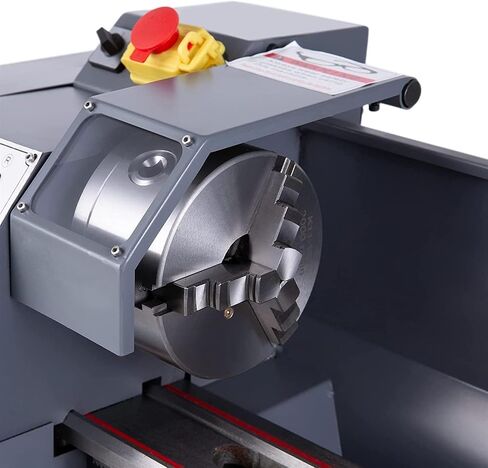 Mini Metal Lathe,Metal Lathe Machine 1100W 220MMx750MM Variable-Speed Metal Lathe RPM Metal Milling Machine Digital Milling in Kuwait