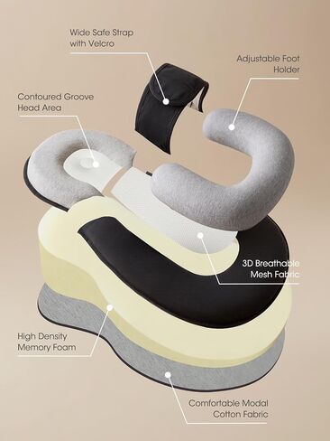 Baby Feeding Pillow with Adjustable Design for Baby 0-6 Months in Kuwait