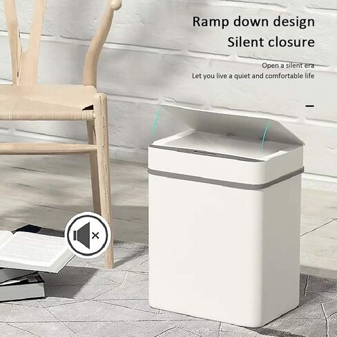 12L Smart Trash Can Induction Type Household Children's Living Room with Lid High-end Retro Toilet Electric Waste in Kuwait