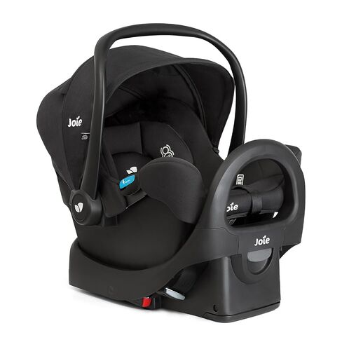 Joie Baby, Ginger and Rue Travel System – 4-in-1 Travel System with Lightweight Baby Car Seat and an Included Anti-Rebound Base for Easy Install and Height-Adjustable Stroller (Shale Dark) in Kuwait