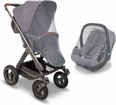 Baby Mosquito Net 2 Pack for Stroller and Infant Car Seat Bug Net for Pram Bassinet and Baby Carrier Breathable Mesh Insect Protection for Newborn Travel in Kuwait