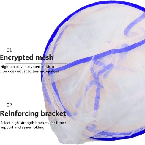 Mini Foldable Head Net for Camping and Travel Lightweight Protection Polyester Mesh in Kuwait