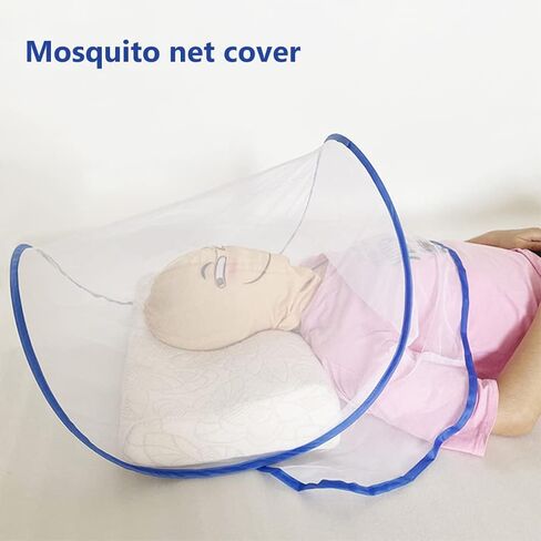 Mini Foldable Head Net for Camping and Travel Lightweight Protection Polyester Mesh in Kuwait