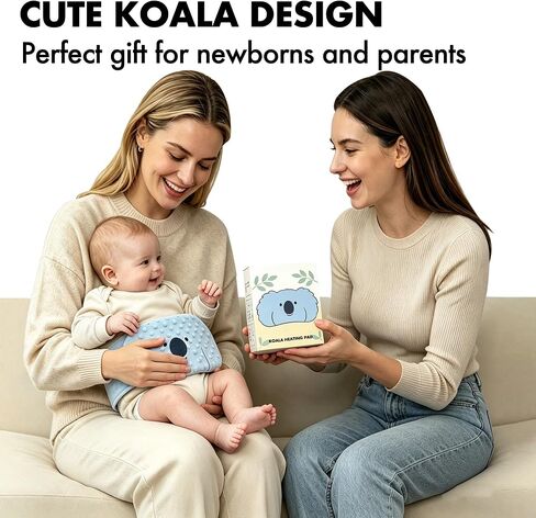 Baby Colic Relief Gripe Belt Seed Heating Pad with Gentle Warmth Tummy Wrap for Soothing Gas and Upset Stomach (Koala) in Kuwait