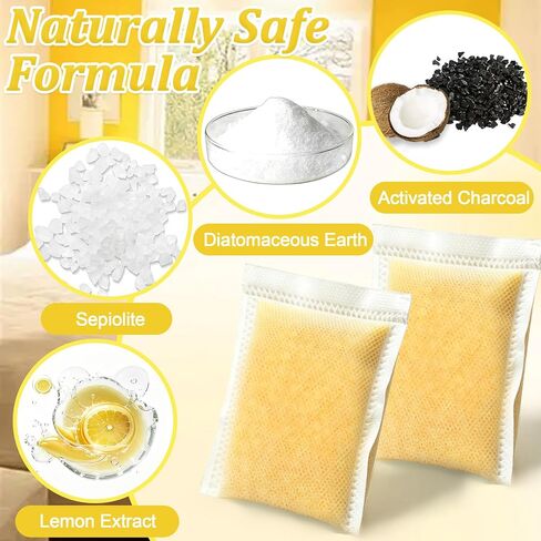 Lemon Diaper Pail Deodorizer Refills for Munchkin Diaper Pails | Refills Compatible with Arm & Hammer Puck Cartridge, 1 Cartridge & 4 Lemon Scented Odor Remover Refills in Kuwait