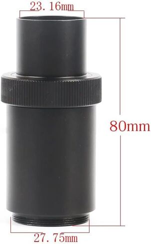 ZTBH Microscope Accessories Kit Microscope Camera Adapter 23.2mm to C Mount Microscope Camera Adapter Electronic Eyepiece Microscope Adapter Tube for Trinocular Stereo Microscope in Kuwait