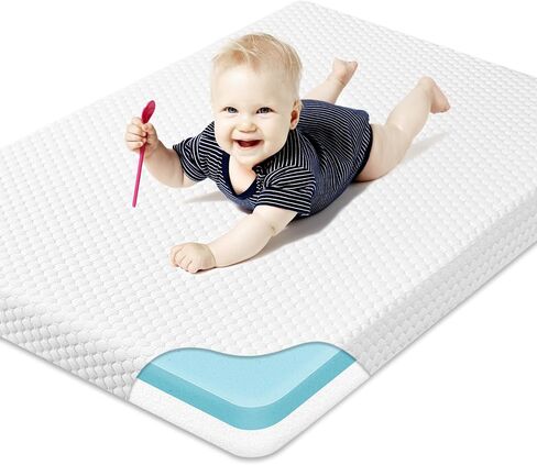 Pack N Play Mattress,38x26Soft&Firm Memory Foam Play Pen Mattress | Portable,Removable Breathable Cover,Skin Friendly Fabric,Machine-Washable in Kuwait
