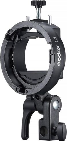 Godox Flash S3 Speedlite Bracket for On-Camera Flash, Adjustable Flash Mount with Bowens Mount Modifier Support for Softboxes and Reflectors, Lightweight Durable Design in Kuwait