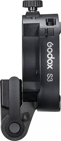 Godox Flash S3 Speedlite Bracket for On-Camera Flash, Adjustable Flash Mount with Bowens Mount Modifier Support for Softboxes and Reflectors, Lightweight Durable Design in Kuwait