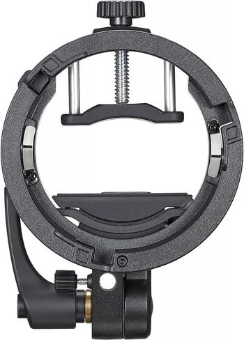 Godox Flash S3 Speedlite Bracket for On-Camera Flash, Adjustable Flash Mount with Bowens Mount Modifier Support for Softboxes and Reflectors, Lightweight Durable Design in Kuwait