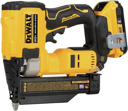 DEWALT DCN623D1R 20V MAX ATOMIC COMPACT Brushless Lithium-Ion 23 Gauge Cordless Pin Nailer Kit (2 Ah) (Renewed) in Kuwait