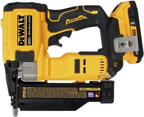 DEWALT DCN623D1R 20V MAX ATOMIC COMPACT Brushless Lithium-Ion 23 Gauge Cordless Pin Nailer Kit (2 Ah) (Renewed) in Kuwait