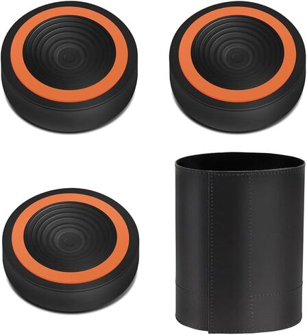 Astromania Flexible Dew Shield for Telescope Front Outer Diameter from 100-123mm Diameter - Bundle with - Anti-Vibration Pads for Telescope Mount & Camera Tripod in Kuwait