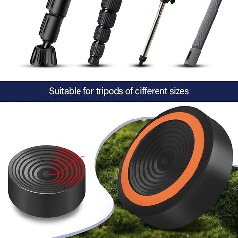 Astromania Flexible Dew Shield for Telescope Front Outer Diameter from 100-123mm Diameter - Bundle with - Anti-Vibration Pads for Telescope Mount & Camera Tripod in Kuwait