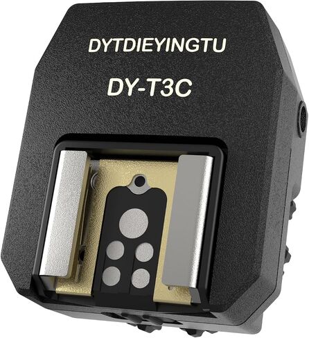 Hot Shoe Multi-Function Adapter for Canon Cameras with 3 PC Sync Ports, Multi-Flash Trigger for Studio Strobe & Speedlite, Supports E-TTL Single Flash & Manual Sync up to 4 Lights in Kuwait
