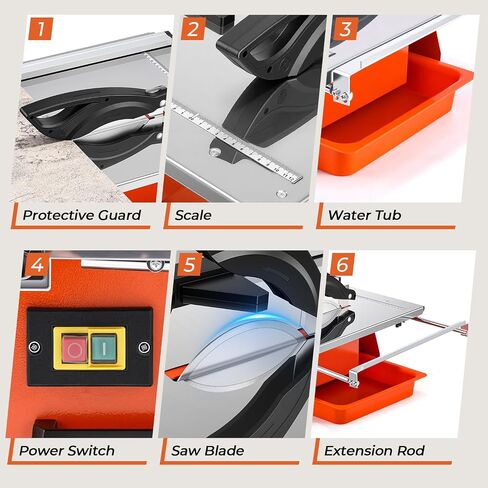 900W 8-Inch Wet Tile Saw, Tile Cutter in Kuwait