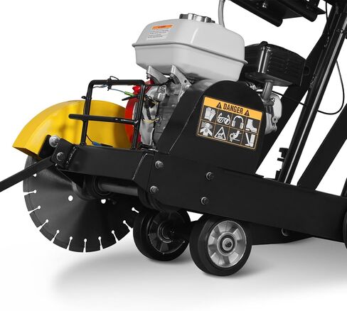 MechMaxx Honda GX160 Walk-Behind Concrete Floor Saw, 14 in Blade, 4 in Cutting Depth, FS350H in Kuwait