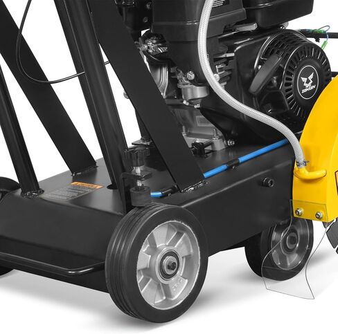 MechMaxx 5.8 HP Walk-Behind Concrete Floor Saw, 14 in Blade, 4 in Cutting Depth, FS350Z in Kuwait