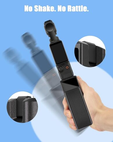 JYJZPB 10000mAh Battery Handle Compatible with DJI Osmo Pocket 3, Pocket 4 | Portable Battery Grip Compatible with Xtra Muse, Pocket 4P, 22.5W Fast Charging with Digital Screen and Reserved 1/4" Thread in Kuwait