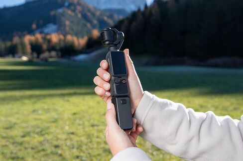 Genuine OEM Osmo Pocket 4 Battery Handle, 1080mAh Extends Runtime by 62% When Connected to Pocket 4, USB-C (USB 3.1 Compliant) for Audio, Hot-Swappable, Compatible with Pocket 4 and Pocket 3 in Kuwait