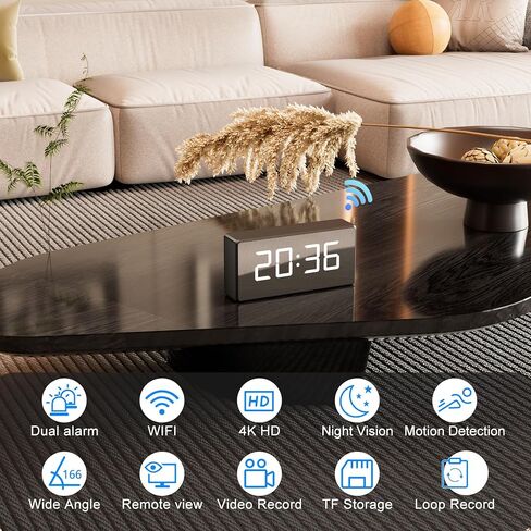 4K WiFi Camera 5G Indoor Security Nanny Cam for Monitor, Dog with Motion Detection, Night Vision in Kuwait
