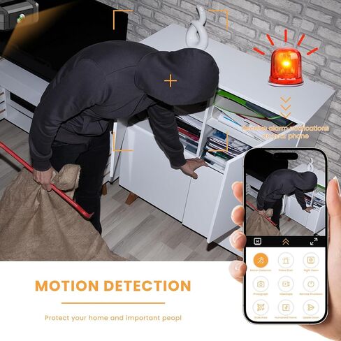 Hidden Camera Mini Tiny Camera Small Security Micro WiFi HD Cameras Home Indoor Night Vision,Motion Detection,Wide Angle, Spy Cams Baby Monitor Wireless Nanny Secret Cam,Smallest Smart Home Monitor in Kuwait