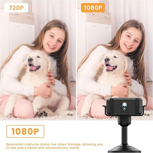 Hidden Camera Mini Tiny Camera Small Security Micro WiFi HD Cameras Home Indoor Night Vision,Motion Detection,Wide Angle, Spy Cams Baby Monitor Wireless Nanny Secret Cam,Smallest Smart Home Monitor in Kuwait