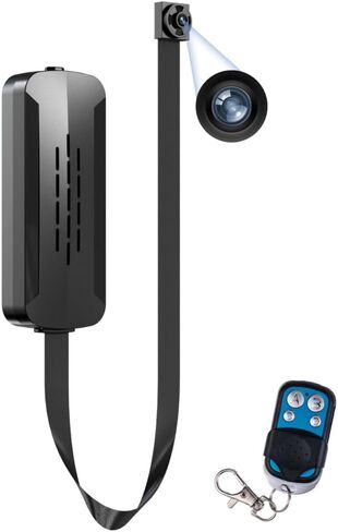Wireless Ultra 4K HD Hidden Mini Camera, DIY Module Tiny Security Cam with Motion Detection and Loop Recording, 2500mAh Battery, Remote Control (Don't Support Wi-Fi and Not Include SD Card) in Kuwait