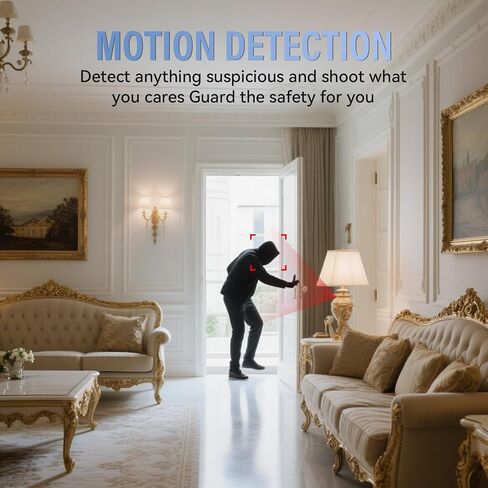 Wireless Ultra 4K HD Hidden Mini Camera, DIY Module Tiny Security Cam with Motion Detection and Loop Recording, 2500mAh Battery, Remote Control (Don't Support Wi-Fi and Not Include SD Card) in Kuwait
