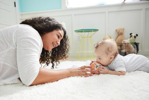 Lovevery, Montessori Organic Ball, Baby Toy, Tummy Time Ball, 12+ Weeks in Kuwait