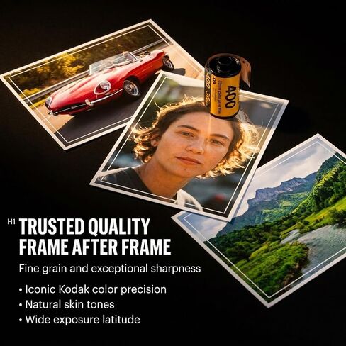 Kodak Ultramax 400 35mm Film - 3 Packs of 36 Exposure Rolls for 35mm Cameras Bundled with The Tudak Store Microfiber Cloth - 108 Exposures, ISO 400 Color Negative Film for 35mm Film Camera in Kuwait