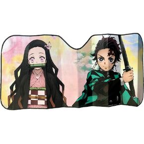 Demon Slayer Tanjiro and Nezuko Car Sunshade in Saudi Arabia