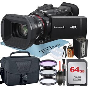 Panasonic HC-X1600 Camcorder with 64GB Memory Card + Tripod + Case Accessory Bundle in Kuwait
