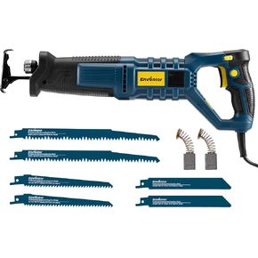 Enventor 7A/850W Electric Reciprocating Saw Corded for Wood, Metal Cutting | 6 Saw Blades, 1-1/10" Variable Speed Adjustment, 0-45° Degree Adjustment, 6-level Speed Adjustment, 0-2,800 SPM in Kuwait
