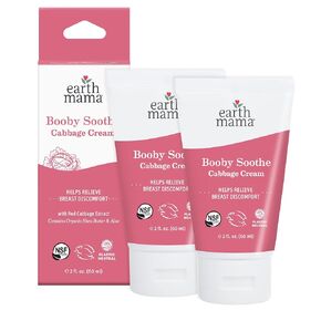 Earth Mama Booby Soothe Cabbage Cream - 2 oz - Breast Cream for Breastfeeding Discomfort and Weaning in Saudi Arabia
