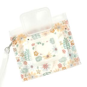 Portable & Refillable Wet Wipe Pouch - Reusable Baby Wipes Holder & Container, Mini Floral Love, 2pcs in Saudi Arabia