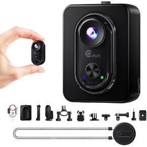 4K Mini Wearable Body Camera with Waterproof Floating Hand Grip – 40M Underwater POV Camera, Magnetic Thumb-Size Action Cam, 6-Axis Stabilization, Hands-Free Recording for Snorkeling/Surfing in Saudi Arabia