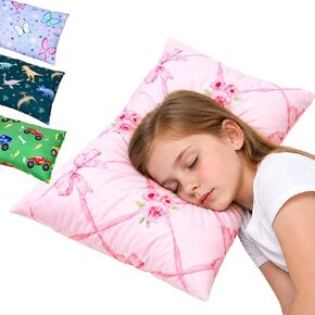 PRIMLECT Toddler Pillow with Pillowcase, 14"x20" Soft Kid Pillow | Machine Washable, for Travel, School, Daycare, Nap, Toddler Bed, Boys and Girls Aged 3-6 Years in Saudi Arabia