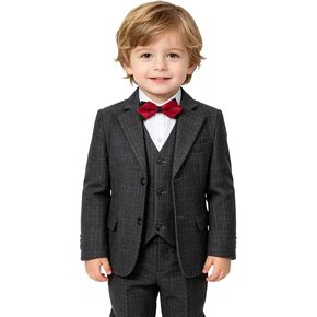 Baby Boy Suits Toddler Formal Dresswear Tuxedo Suit Set for Little Boys Wedding Birthday Party Prom Outfits in Saudi Arabia