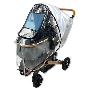 Stroller Rain Cover,Universal Stroller Accessory with Viewing Window,Food Grade EVA,Baby Travel Weather Shield for Summer, Windproof Waterproof, Protect from Dust Snow in Kuwait