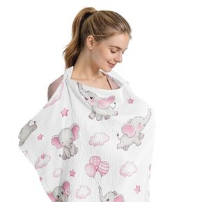 Strawberry Nursing Covers for Breastfeeding New Mom Feeding Cover for Breastfeeding Portable Breathable Baby Nursing Covers in Kuwait