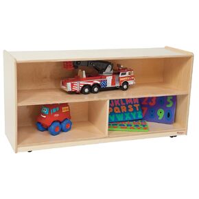 Wood Designs Mobile 23.5" H Three Section Wooden Versatile Storage Unit for Kids Room, Classroom in Saudi Arabia