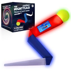 LED Glow Ball for Kids Tail Toys for Outdoor Games | Rechargeable Light Up Foam Ball Toys for Catch & Backyard Night Play - Fun Birthday Gifts for Boys Girls Ages 3 4 5 6 7 8 in Kuwait