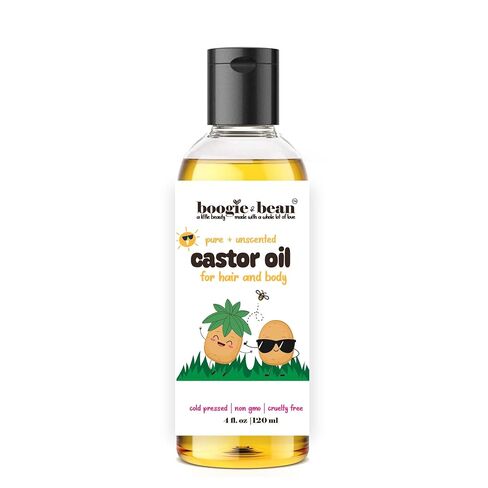 Castor Oil for Baby and Kids Hair and Skin, 100% Pure USP Non GMO Castor Oil, Moisturizing Hair Oil for Infants, Toddlers and Children, Fragrance Free in Kuwait
