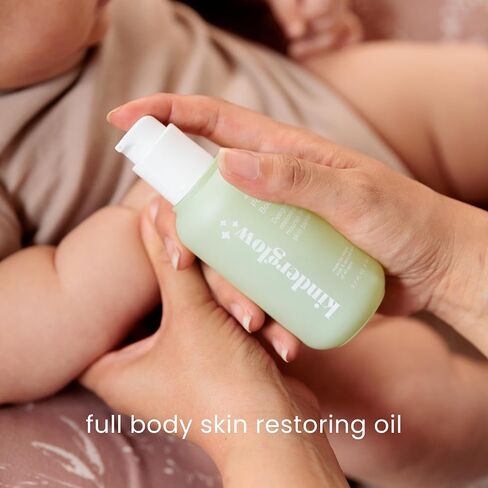 Repairing Oat Blend | Non-Toxic Baby Body Oil For Dry & Eczema-Prone Skin - Post-Bath 48 Hour Moisture Lock - Oat, Squalane, Cica - Pediatrician Approve - Fragrance-Free - Sensitivity in Kuwait