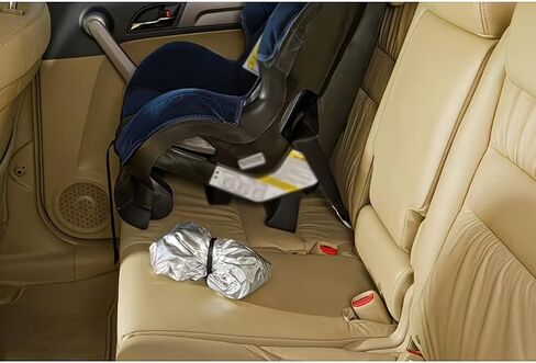 Child Car Seat Sunshade Dust,UV Blocking & Heat Insulation Protection,Universal Fit Baby Car Seat Sun Shield,Dustproof&Sun Protection Cover for Infant Toddler Car Seats in Kuwait